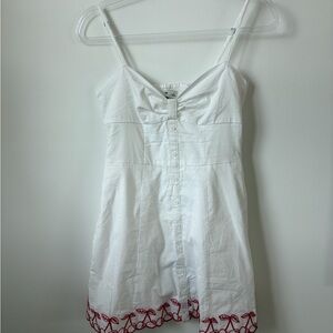 Hollister White Button-Up Shirt